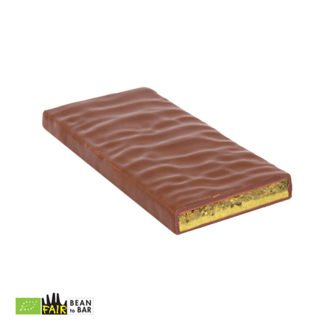 Zotter Schokolade handgeschöpft Kürbiskern mit Marzipan, alkoholhaltig, 70 g