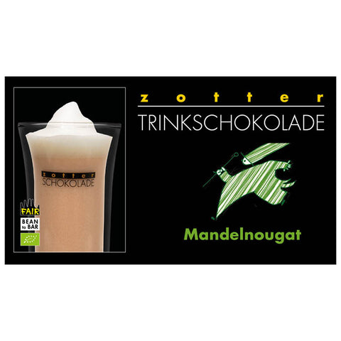 Zotter Trinkschokolade Mandelnougat, 110 g