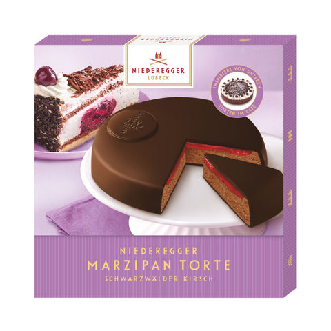 Niederegger kleine Marzipan Torte "Schwarzwälder Kirsch", 185 g