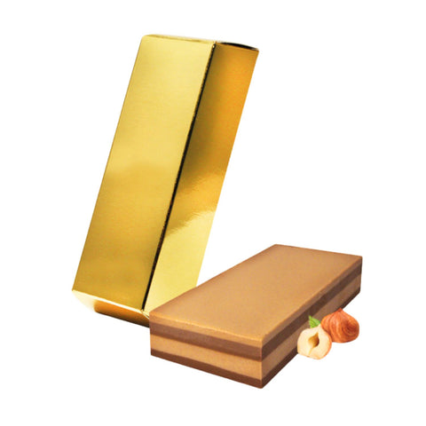 Viba leckerer Goldbarren aus Schicht-Nougat, 180 g