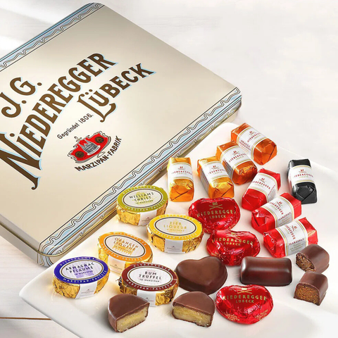 Niederegger Marzipanerie in Nostalgiedose, 398 g