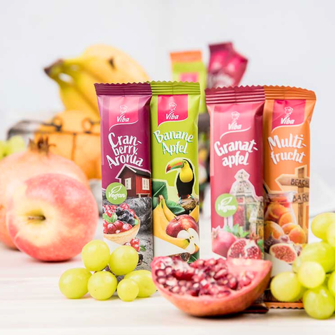 Viba leckerer Fruchtriegel Banane-Apfel, 35 g