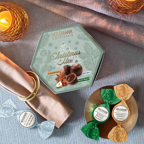 Heilemann leckerer Christmas Mix mit Pralinen-Kugeln, 180 g