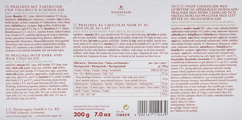 Niederegger Marzipan Pralinen Klassiker Variationen alkoholisch 200g