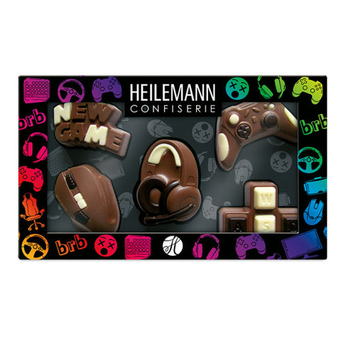 Heilemann Schokoladenfiguren Geschenkpackung Gaming, 100 g